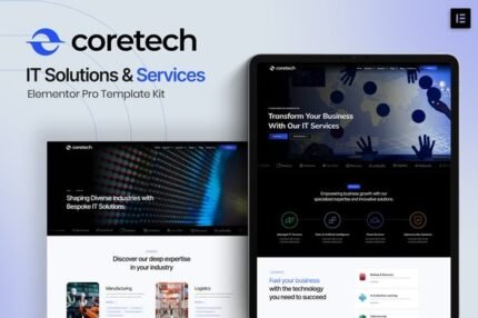 Coretech – IT Solutions & Services Elementor Pro Template Kits