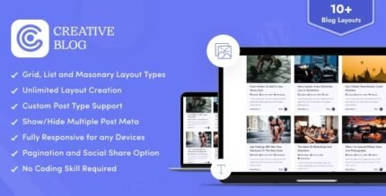 Creative Blog Designer Bundle for WordPress 1.1.1