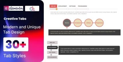 Creative Tabs 1.5 – addon for elementor