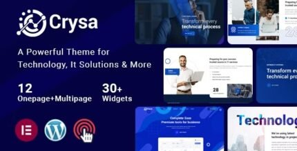 Crysa 2.1.0 – IT Solutions WordPress