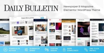 Daily Bulletin 1.1.1 – Magazine & Newspaper WordPress Theme