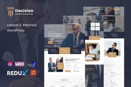 Decision 1.0.4 – Law & Lawyer WordPress Theme