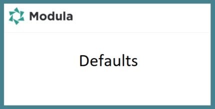 Modula Defaults 1.2.8