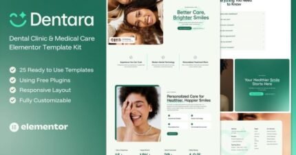 Dentara – Dental Clinic & Medical Care Elementor Template Kit