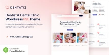 Dentatiz 1.0.2 – Dentist & Dental Care Clinic FSE WordPress Theme