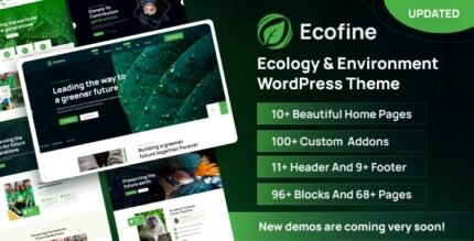 Ecofine 1.1.3 – Ecology & Environment WordPress Theme