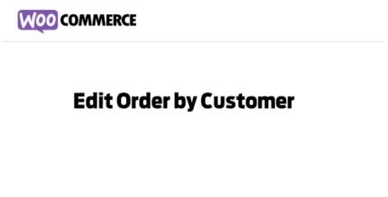 Edit Order by Customer 1.1.5