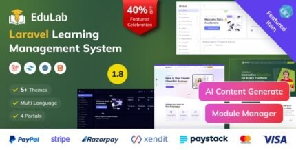 Edulab LMS 1.9 – Laravel Learning Management System with Tailwind CSS