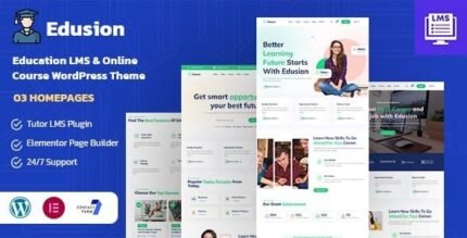 Edusion 1.6 – Education LMS WordPress Theme