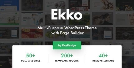Ekko 5.7 – Multi-Purpose WordPress Theme with Page Builder