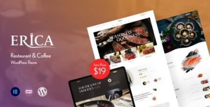 Erica 1.0.3 – Restaurant & Coffee WordPress Theme
