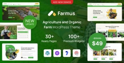 Farmus 1.0.1 – Agriculture and Organic Farm WordPress Theme