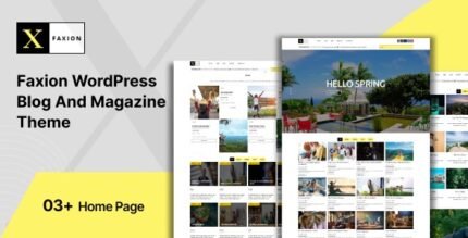 Faxion 1.0.1 – Fashion Magazine Theme