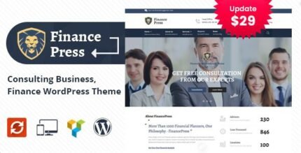 Finance Press 2.5 – Consulting Business WordPress Theme