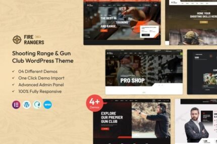 Fire Rangers 1.1 – Shooting Range WordPress Theme