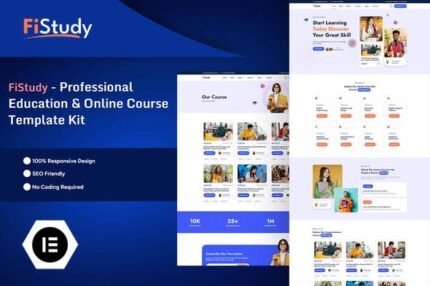 FiStudy 1.0 – Professional Education & Online Course Elementor Pro Template Kit