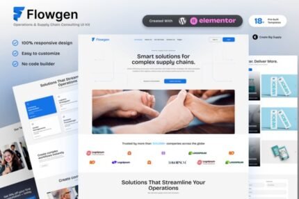 Flowgen 1.0 – Operations & Supply Chain Consulting Elementor Template Kit