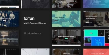 Fortun 3.0 – Multi-Concept WordPress Theme
