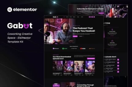 Gabut 1.0 – Podcaster Elementor Template Kit