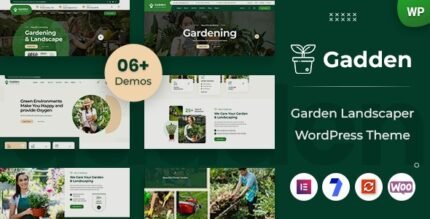 Gadden 1.0.1 – Garden Landscaper WordPress Theme
