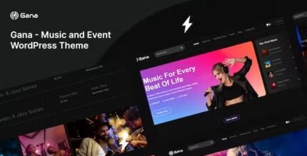Gana 1.0.4 – Music and Event WordPress Theme
