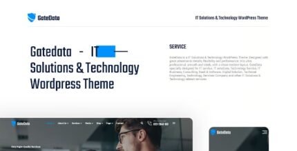GateData 1.0.2 – IT Solutions & Technology WordPress The
