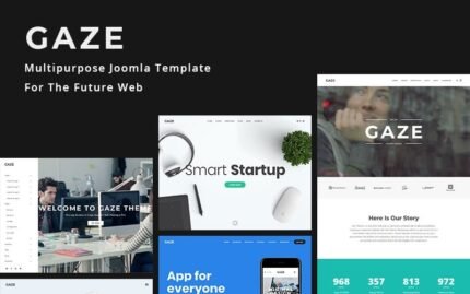 Gaze 1.2 – Premium Business Joomla Template