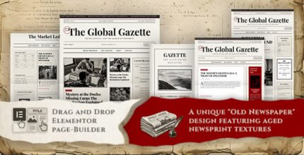 Gazette 1.0.1 – Vintage News & Editorial Magazine WordPress Theme