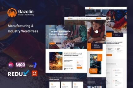 Gazolin 1.0.3 – Industry & Factory WordPress Theme