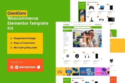 GimiGimi – WooCommerce Elementor Template Kit