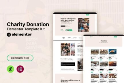 Givvy – Charity Donation Elementor Template Kits
