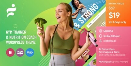 Glare 1.3.0 – Dietitian & Health Coach WordPress Theme