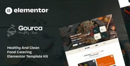 Gourca 1.0 – Healthy & Clean Food Catering Elementor Template Kit