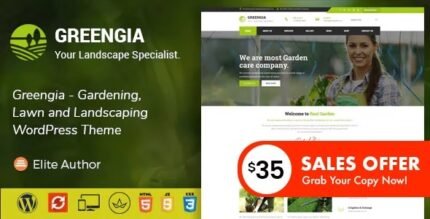 Greengia 2.5 – Gardening, Lawn and Landscaping Theme