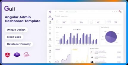 Gull 19.0.0 – Angular 19+ Admin Dashboard Template