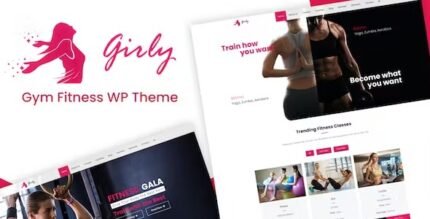 Girly 3.0 – Gym Fitness WordPress Theme