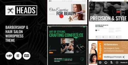 Heads 1.0 – Barbershop & Hair Salon WordPress Theme