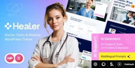 Healer 1.16.0 – Doctor, Clinic & Medical WordPress Theme