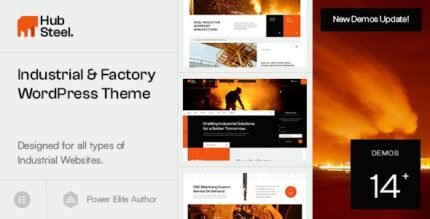 Hubsteel 1.0.2 – Industrial & Factory WordPress Theme