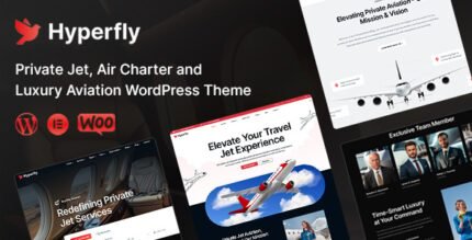 HyperFly 2.0.0 – Private Jet Charter & Aviation WordPress Theme
