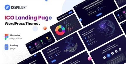 Cryptlight 1.2.4 – ICO Landing Page WordPress Theme