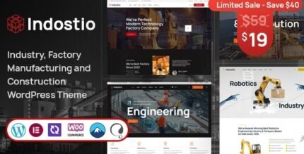Indostio 1.1.6 – Factory and Manufacturing WordPress Theme
