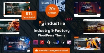 Industrie 1.7.3 – Factory & Industry WordPress Theme