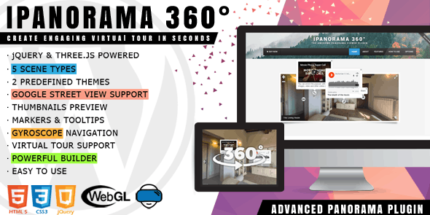 iPanorama 360° 1.9.1 – Virtual Tour Builder for WordPress