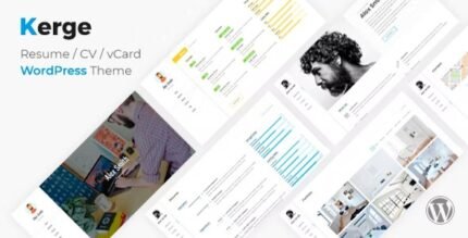 Kerge 5.0.0 – Resume / CV / vCard / Portfolio