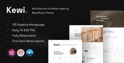 Kewi 1.0 – Architecture & Interior Agency WordPress Theme