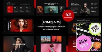 Kimono 10.0.5 – Photography Portfolio WordPress Theme