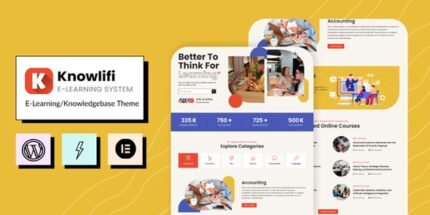 Knowlifi 1.1.2 – E-Learning & AI Knowledgebase Theme