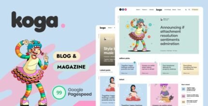 Koga 1.0.8 – Blog & Magazine WordPress Theme