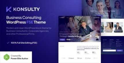 Konsulty 1.0.0 – Business Consulting Gutenverse FSE WordPress Block Theme